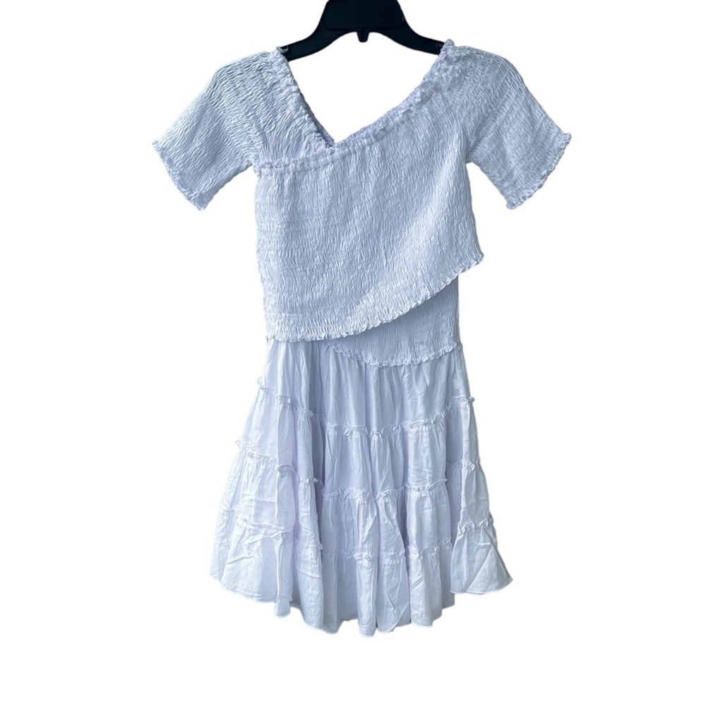 Puppette‎ st Barth mini dress Soledad off shoulder white small